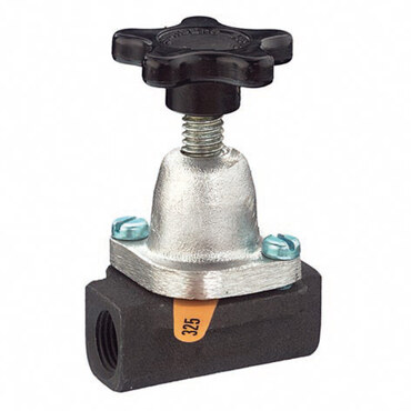 Diaphragm valve Series: A Type: 3049 Ductile cast iron Without lining Internal thread (BSPP) PN10/16